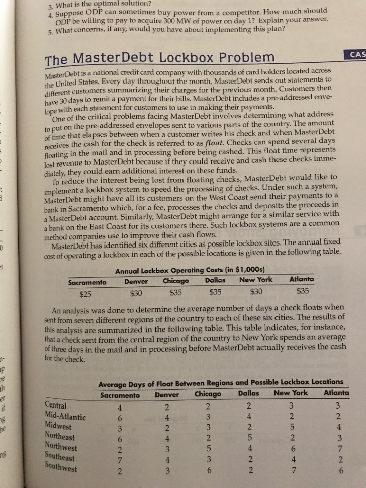 Spreadsheet Modeling And Decision Analysis 8Th Edition Solutions In Solved: Do We Have Solution For Case 6.3 From Chapter 6 On