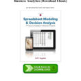 Spreadsheet Modeling And Decision Analysis Solutions Manual Free Within Spreadsheet Modeling For Business Decisions Ebook 3Rd Edition Pdf