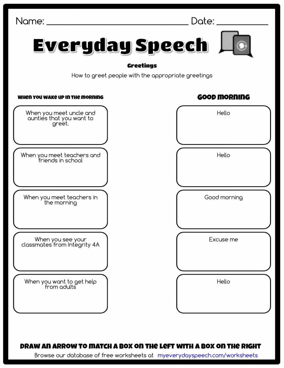 Spreadsheet Quiz Pertaining To Greetings In Spanish Worksheet And