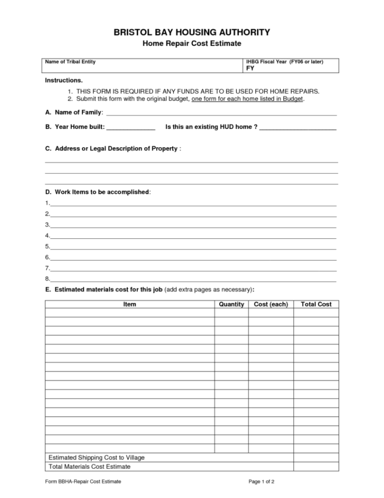 Spreadsheet Replacement For Home Construction Estimating Spreadsheet And Roof Replacement