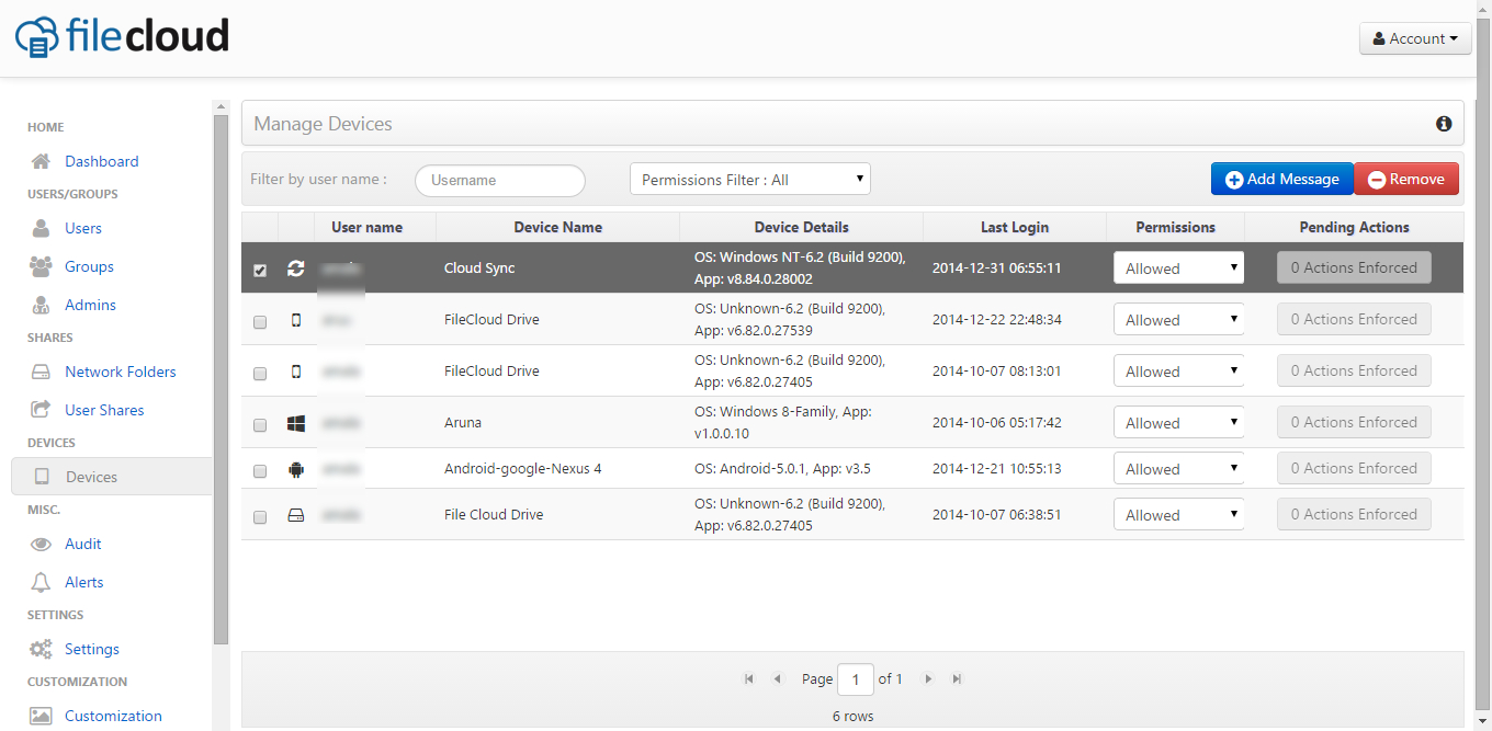 Spreadsheet Server User Guide For How To Send Messages To Filecloud Spreadsheet Server User Guide For How To Send Messages To Filecloud