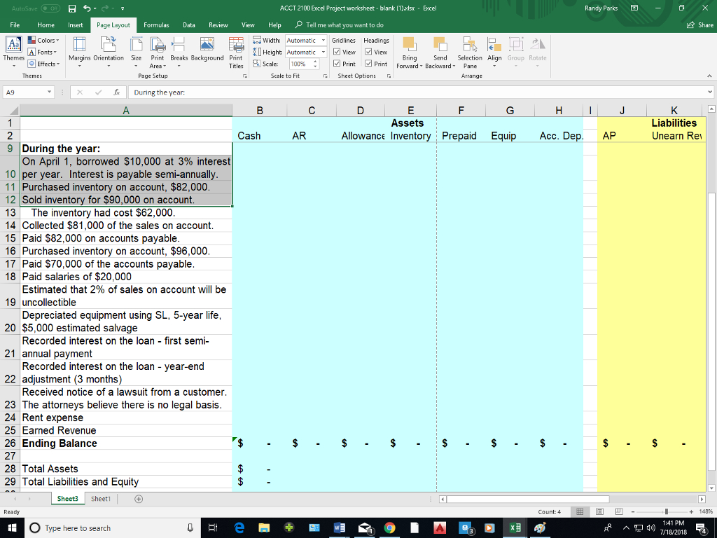 Spreadsheet Software Titles With Regard To Solved: We Are Asked To Fill In The Excel Spreadsheet And