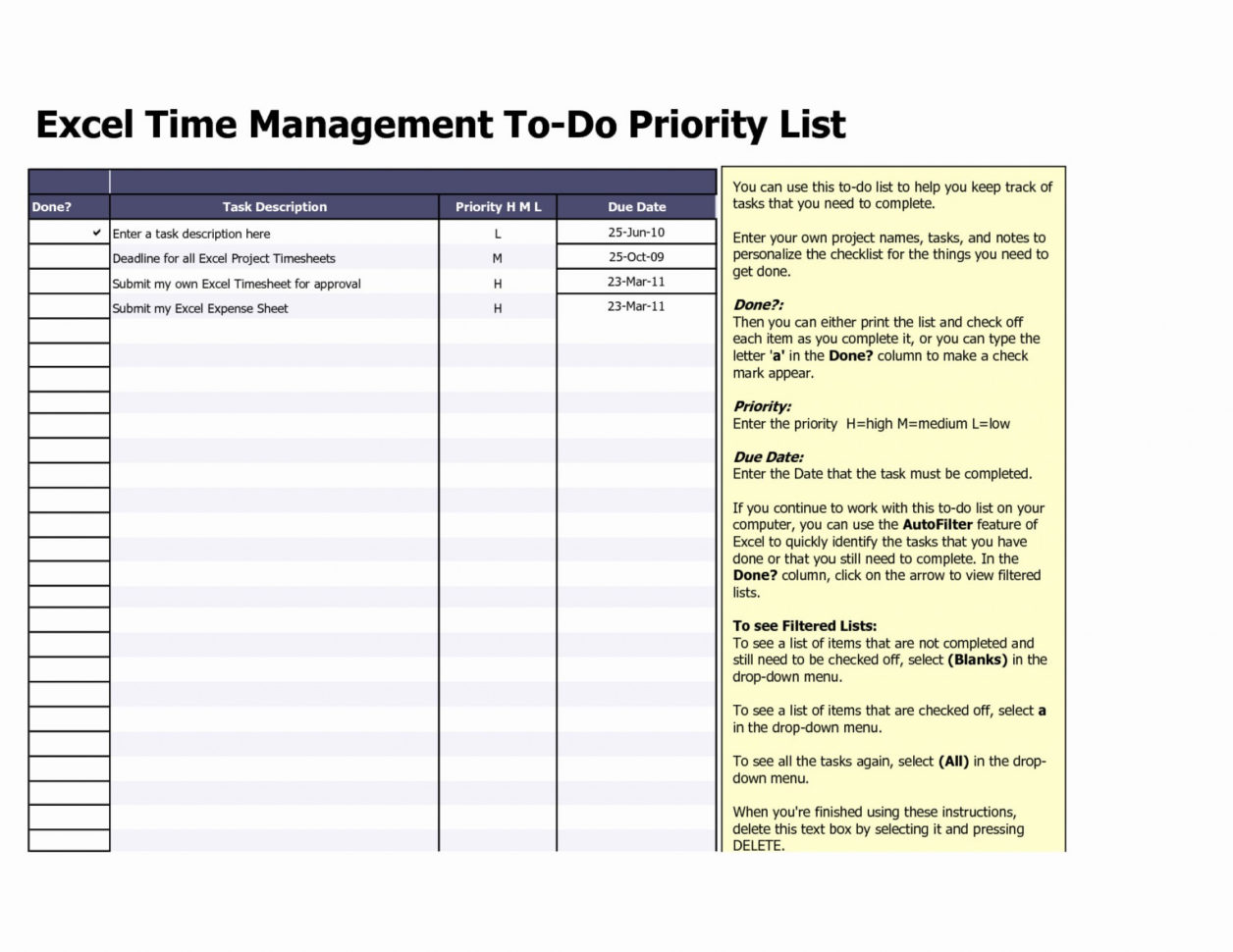 Spreadsheet Tasks Throughout 017 Weekly Todo List Template Task Excel Spreadsheet My Templates