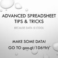 Spreadsheet Tips Inside Advanced Spreadsheet Tips  Tricks  Ppt Download