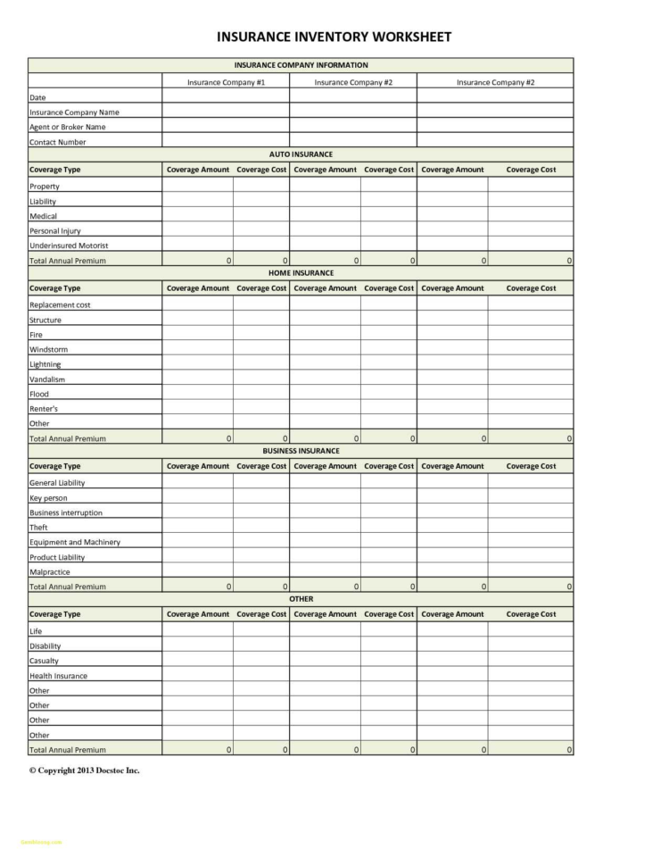 Spreadsheet To Compare Health Insurance Quotes With Regard To Insurance Quote Comparison Spreadsheet  Awal Mula