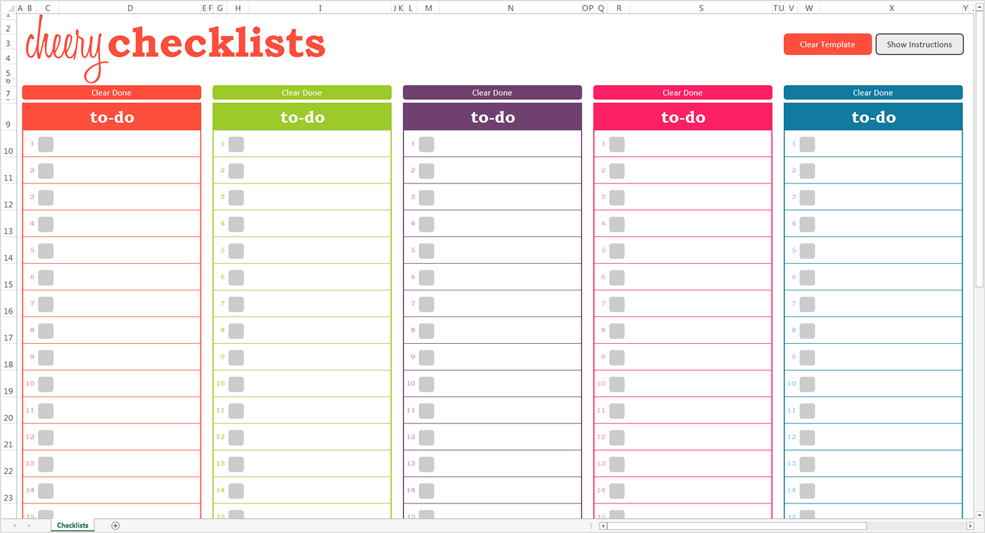 Spreadsheet To Do List Inside Todo List  Excel Template  Savvy Spreadsheets