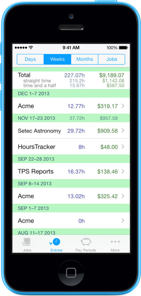 Spreadsheet To Keep Track Of Employee Hours Pertaining To Hourstracker ® Time Tracking App For Iphone And Android