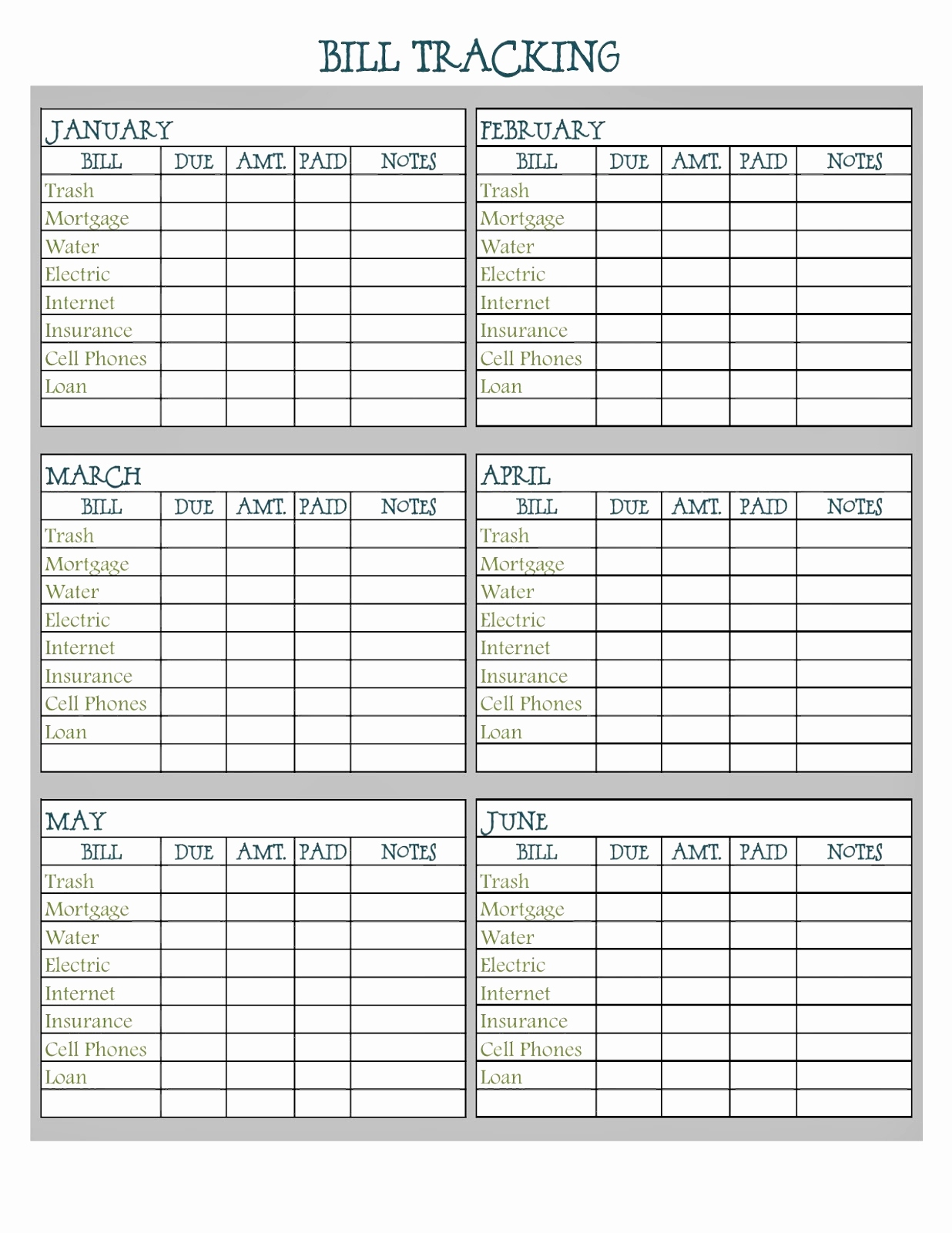 Spreadsheet To Keep Track Of Rent Payments inside Bill Sheet Template Rent Collection Spreadsheet And 8 Monthly Bills