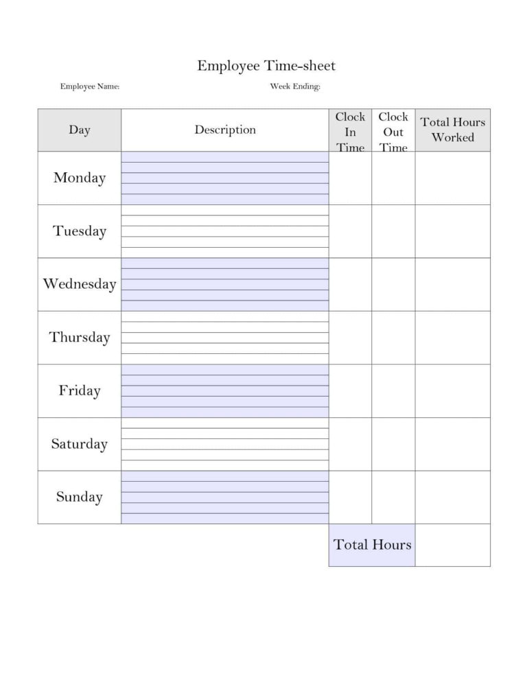 Track Hours Worked Free