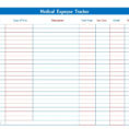 Spreadsheet To Track Medical Expenses Intended For Tracking Medical Expenses Spreadsheet On Templates Household