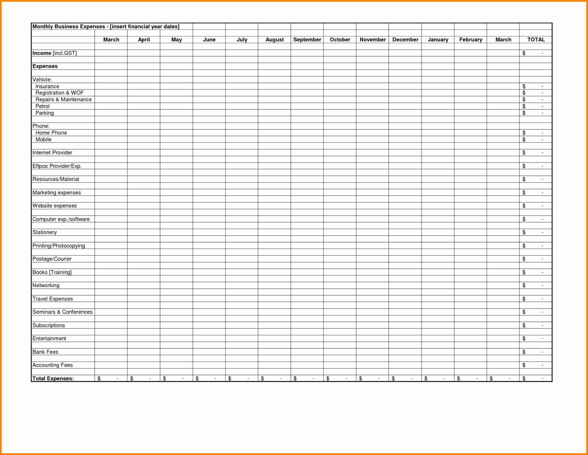 Spreadsheet To Track Monthly Expenses Pertaining To Expenses Tracking Spreadsheet Budget Free Spending Tracker Personal