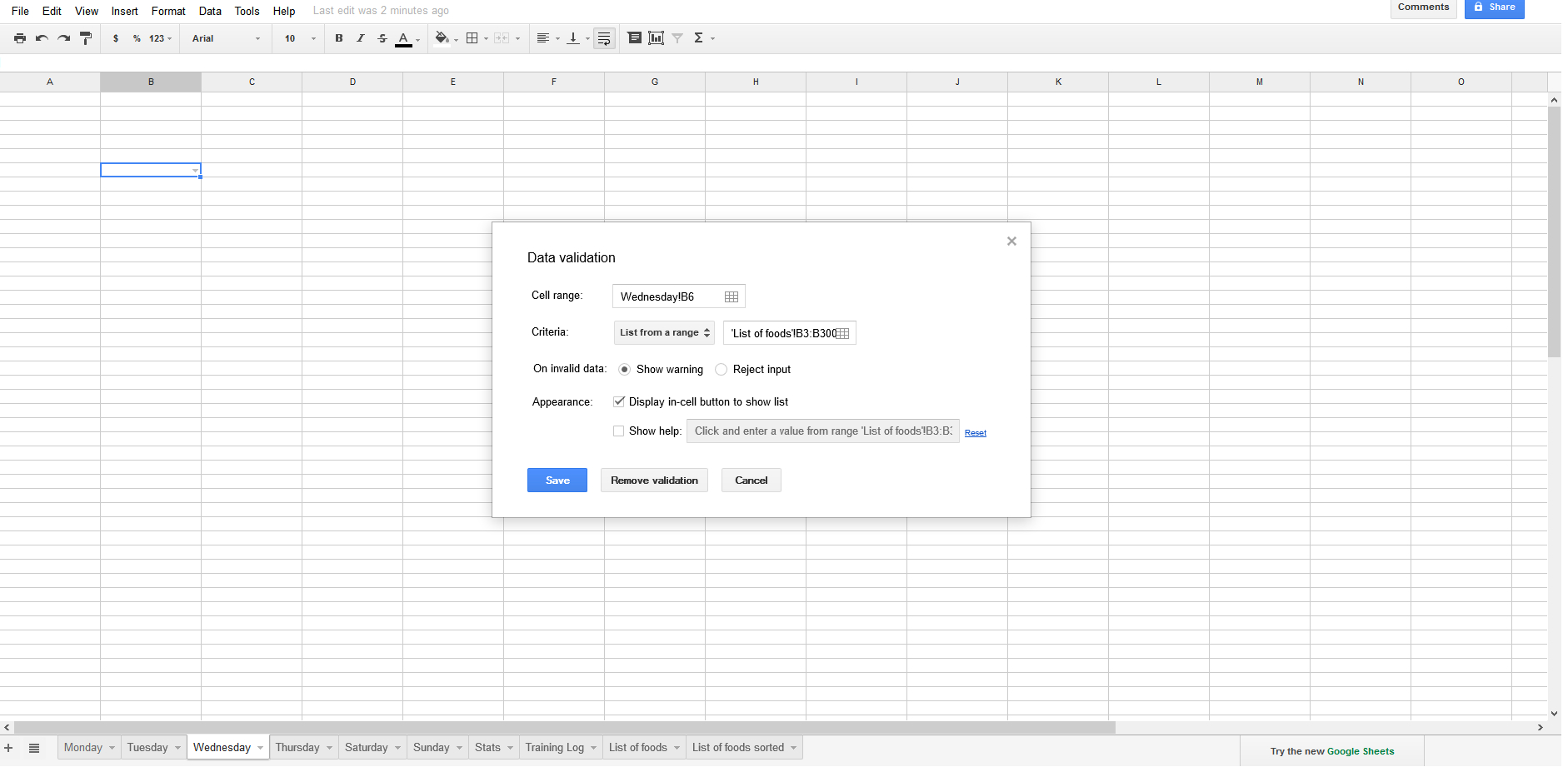Spreadsheet Validation Regarding How Can You Sort Data Validation Input List In Google Spreadsheet