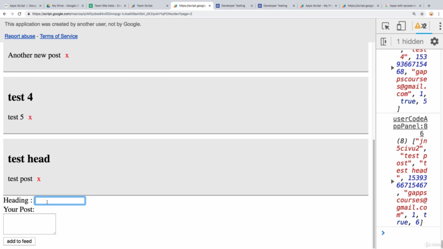 Spreadsheet Web Component Regarding Google Apps Script Google Site And Web Apps Spreadsheet  Udemy In