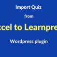 Spreadsheet Wordpress Plugin Throughout Excel Spreadsheet  Learnpress : Quiz Import Made Easy