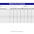 Spreadsheet Work Schedule Template For Employee Schedule Spreadsheet Template Free Printable Work Schedules