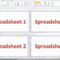 Spreadsheet Workbook Regarding How Do I View Two Excel Spreadsheets At A Time?  Libroediting