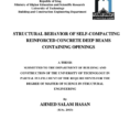 Steel Beam Web Opening Spreadsheet Intended For Consistent Strutandtie Modeling Of Deep Beams With Web Openings