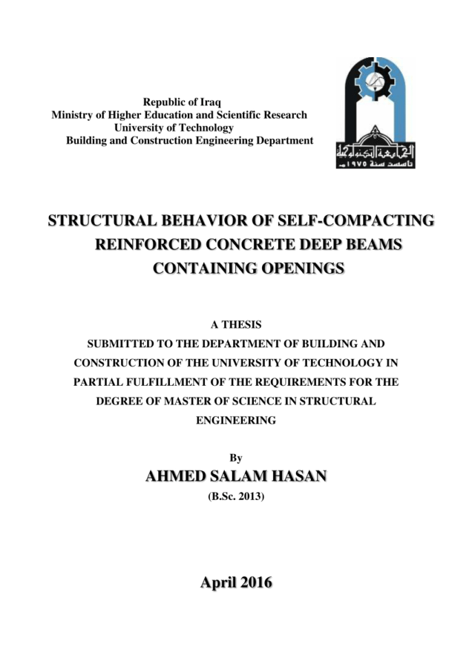 Steel Beam Web Opening Spreadsheet Intended For Consistent Strutandtie Modeling Of Deep Beams With Web Openings