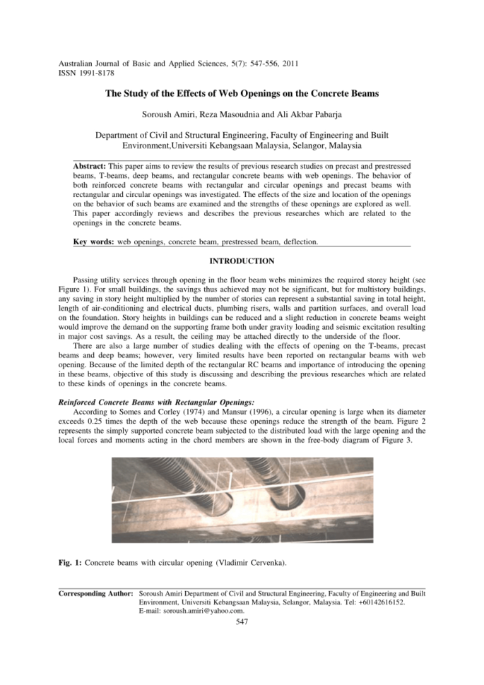 Steel Beam Web Opening Spreadsheet Pertaining To Pdf Strengthening Of Rc Beams With Large Openings In The Shear Zone