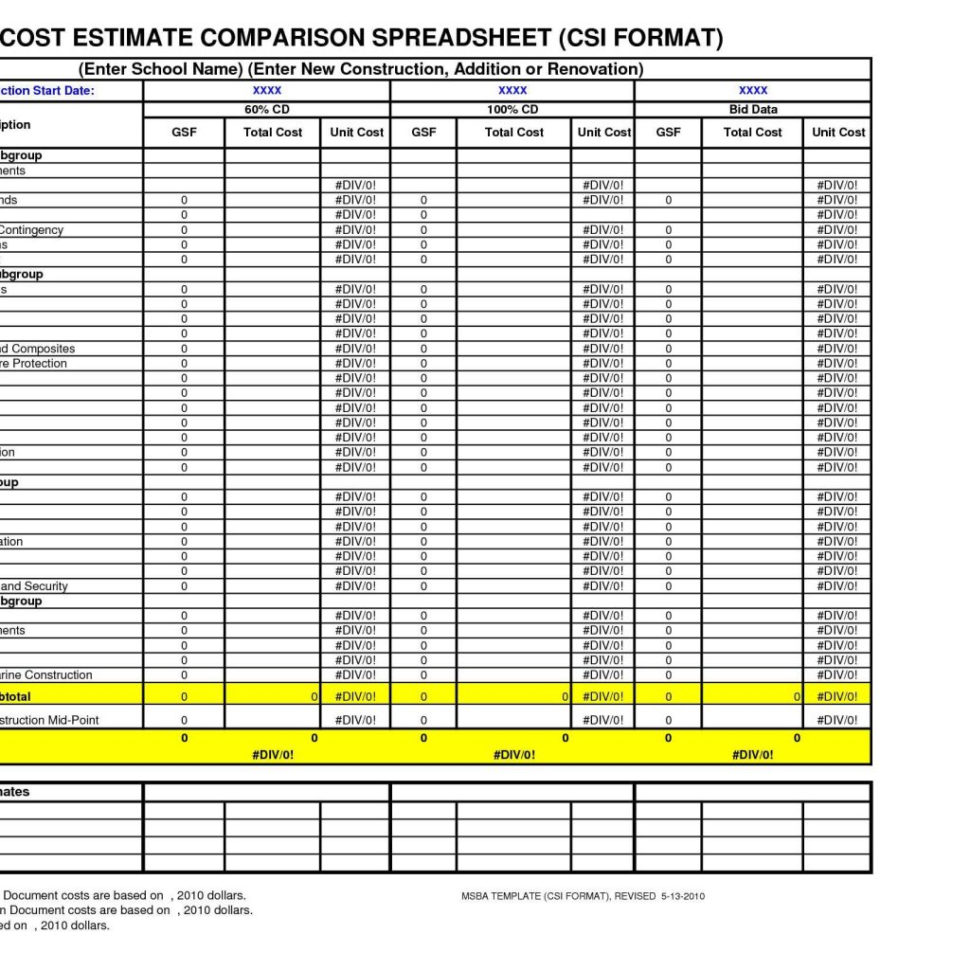Steel Fabrication Estimating Spreadsheet Inside Structural Steel Takeoff Sheet And Steel Fabrication Estimating
