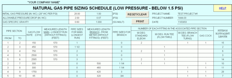 Storm Drain Pipe Sizing Spreadsheet throughout Hvac Design Solutions ...