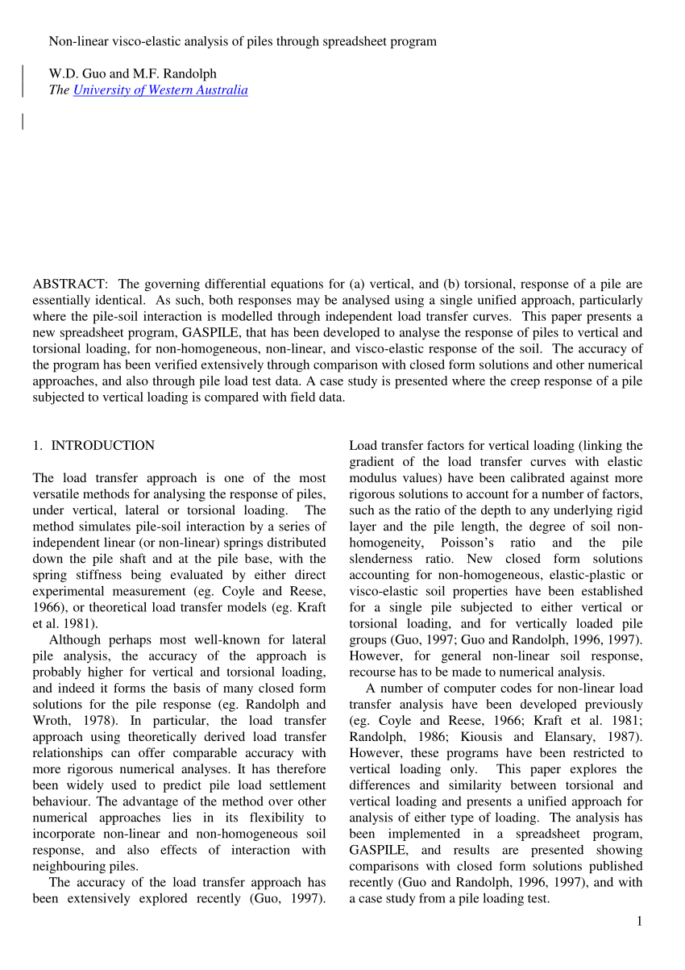 Strong Curves Spreadsheet Intended For Pdf Nonlinear Viscoelastic Analysis Of Piles Though Spreadsheet