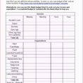 Student Budget Spreadsheet Intended For Student Budget Spreadsheet Simple College Template Weekly Example