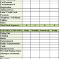 Student Expenses Spreadsheet Intended For Spreadsheet Example Of College Student Budget Template Awesome Basic