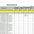 Submittal Log Spreadsheet Intended For How To Create A Shop Drawings Log With Sample File