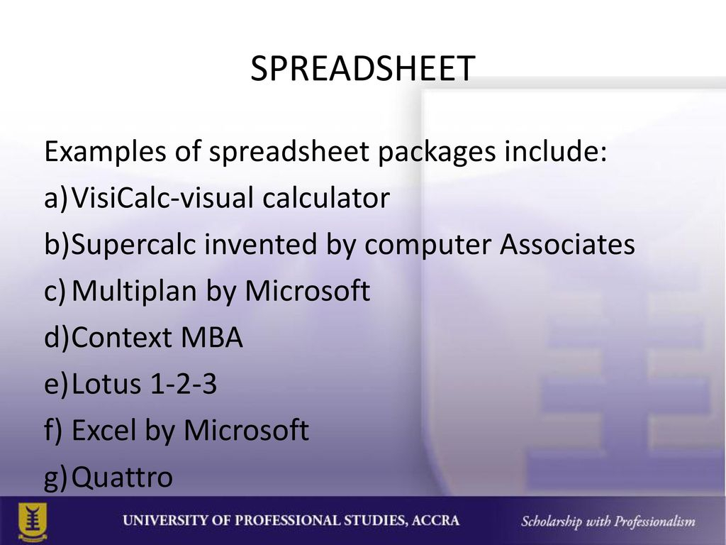 Supercalc Spreadsheet Pertaining To Spreadsheet An Interactive Computer Program Consisting Of Rows And