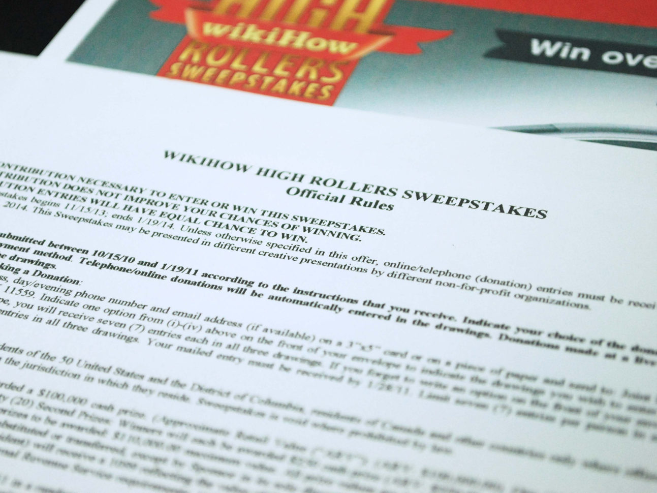 Sweepstakes Tracking Spreadsheet With Regard To How To Win Sweepstakes: 9 Steps With Pictures  Wikihow