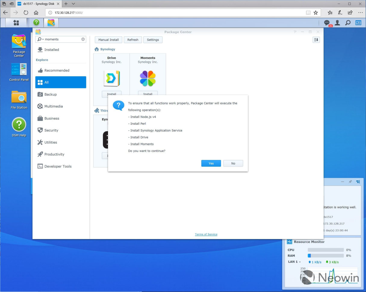 Synology Spreadsheet Throughout Review Of Three New Synology Applications: Drive, Moments, And