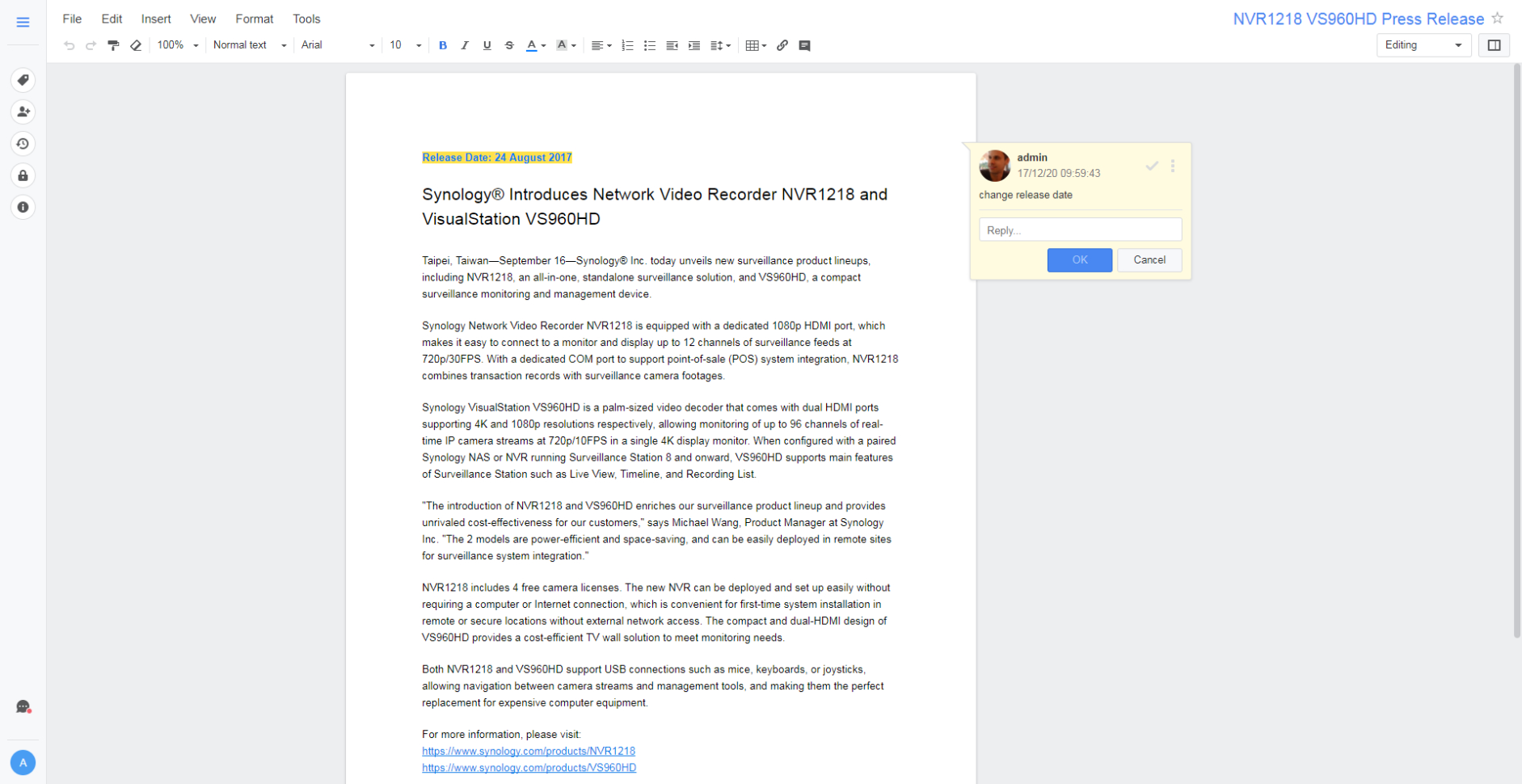 Synology Spreadsheet Throughout Synology Launches Major Package Updates And Demonstrates Recent Nas