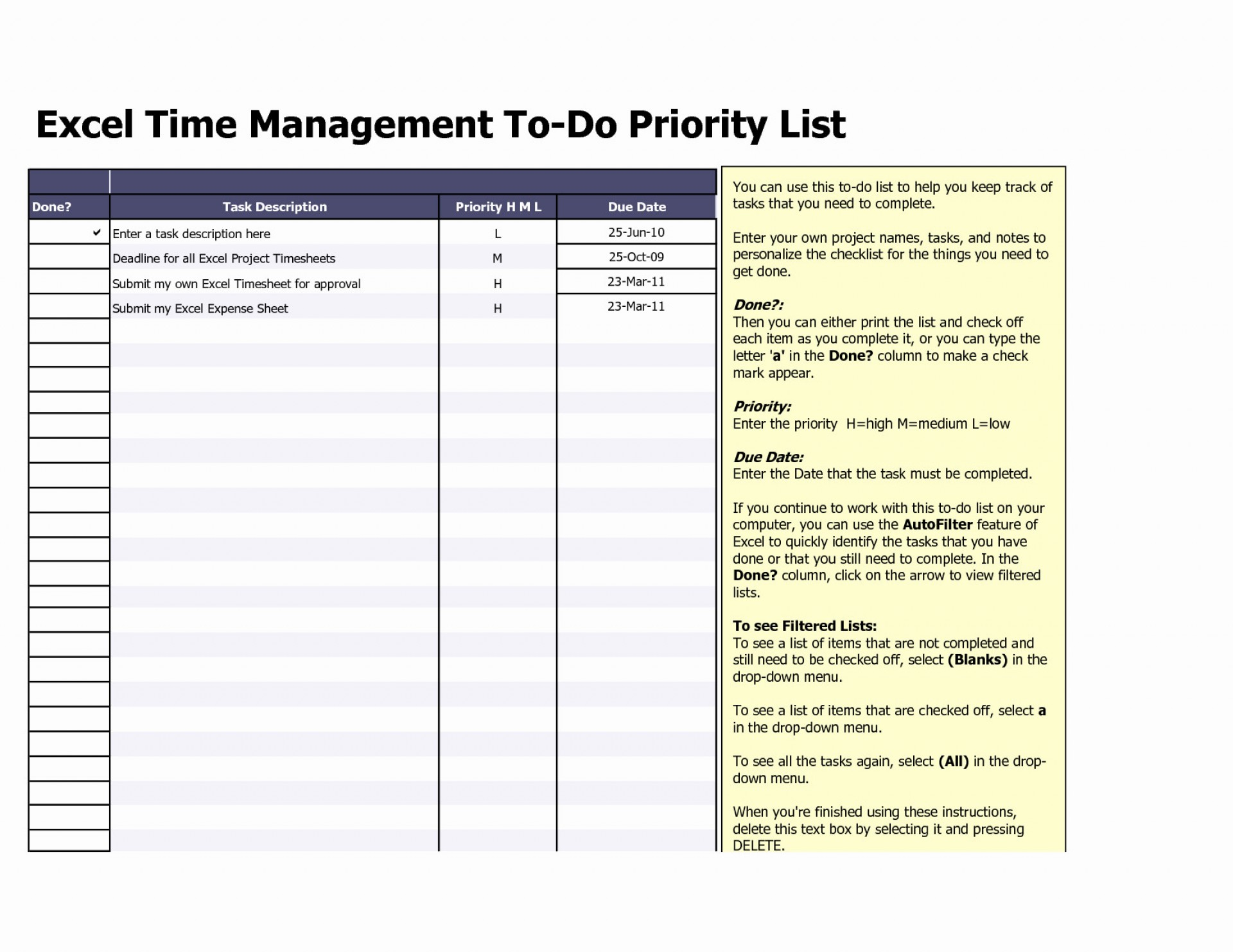 Task List Template Excel Spreadsheet With Regard To 017 Weekly Todo List Template Task Excel Spreadsheet My Templates