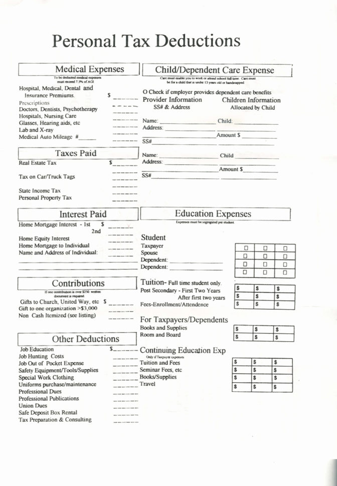 Tax Deduction Spreadsheet For 16 New Business Tax Deductions Worksheet Awwation Tax Deduction Spreadsheet For 16 New Business Tax Deductions Worksheet Awwation