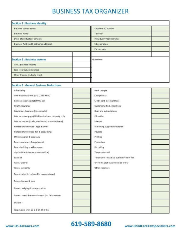 Tax Preparation Excel Spreadsheet db excel com