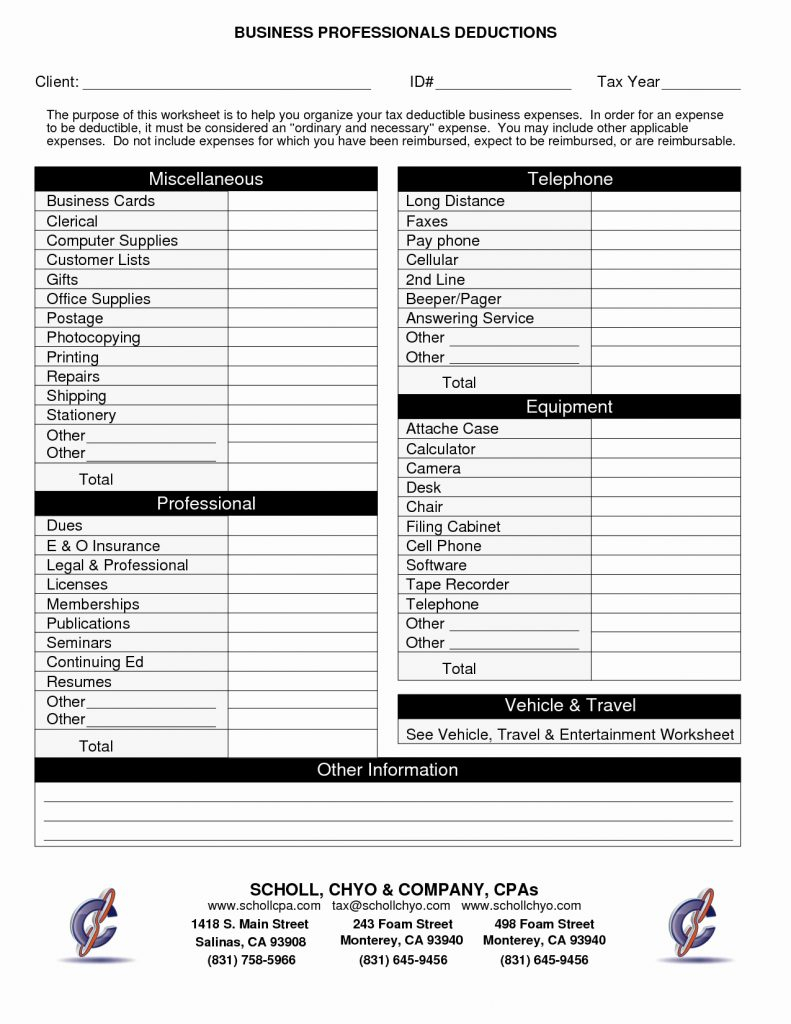 Tax Spreadsheet Template For Business With Tax Spreadsheets Taexpense Categories Spreadsheet Business Templates