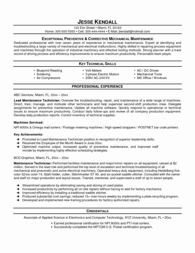 Technician Productivity Spreadsheet Regarding Equipment Maintenance Tracking Spreadsheet And Sample Resume For