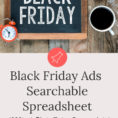 Thanksgiving Dinner Spreadsheet Inside The Best Black Friday Deals  Black Friday Ad Spreadsheet Tool