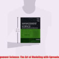 The Art Of Modeling With Spreadsheets Pertaining To Pdf] Management Science: The Art Of Modeling With Spreadsheets