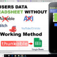 The Spreadsheet Store Intended For Solved ] Store Users Data To Spreadsheet Without Using Cloudstitch