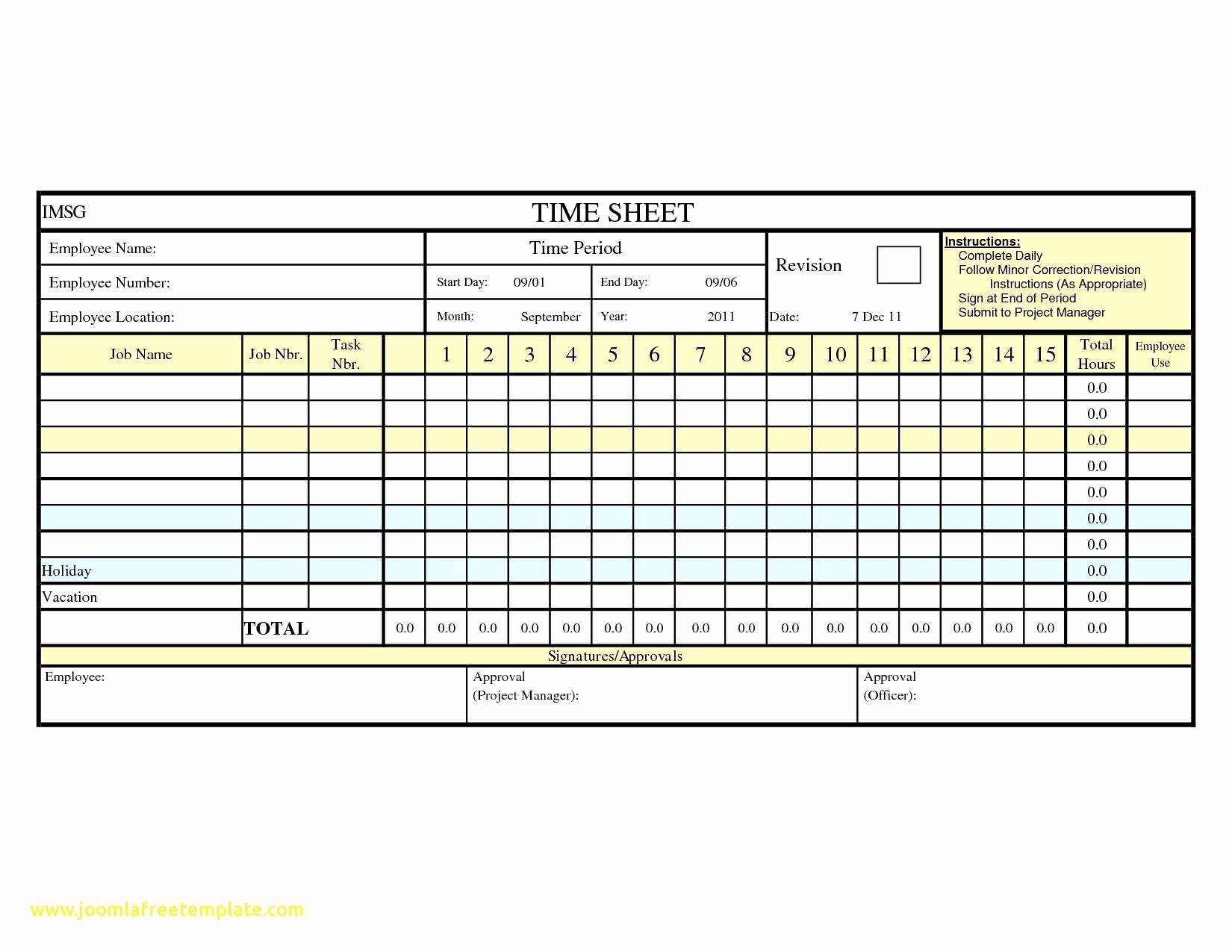 Time In Motion Study Template