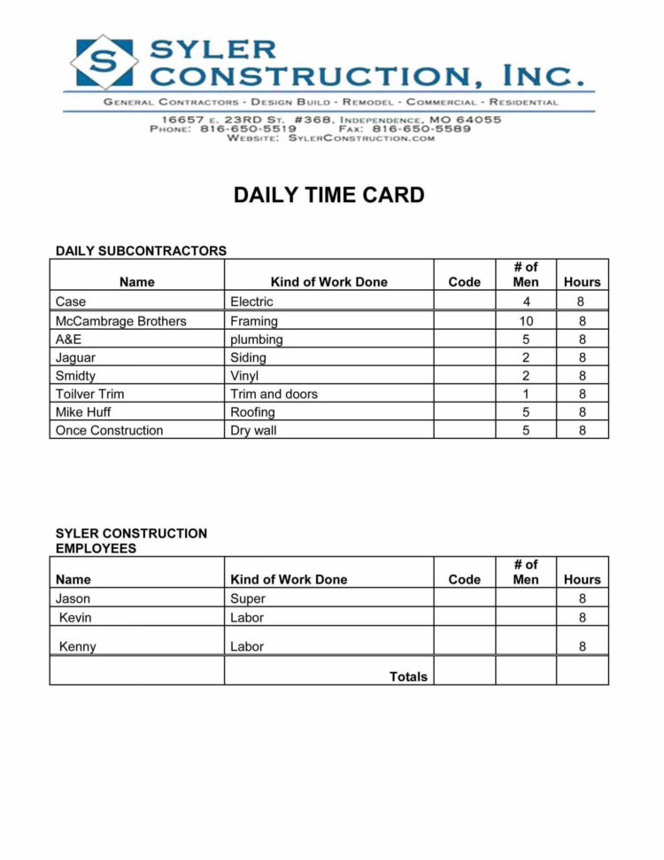 Time In Lieu Spreadsheet Template For Construction Bid Sheet Template Spreadsheet Sample Invoice