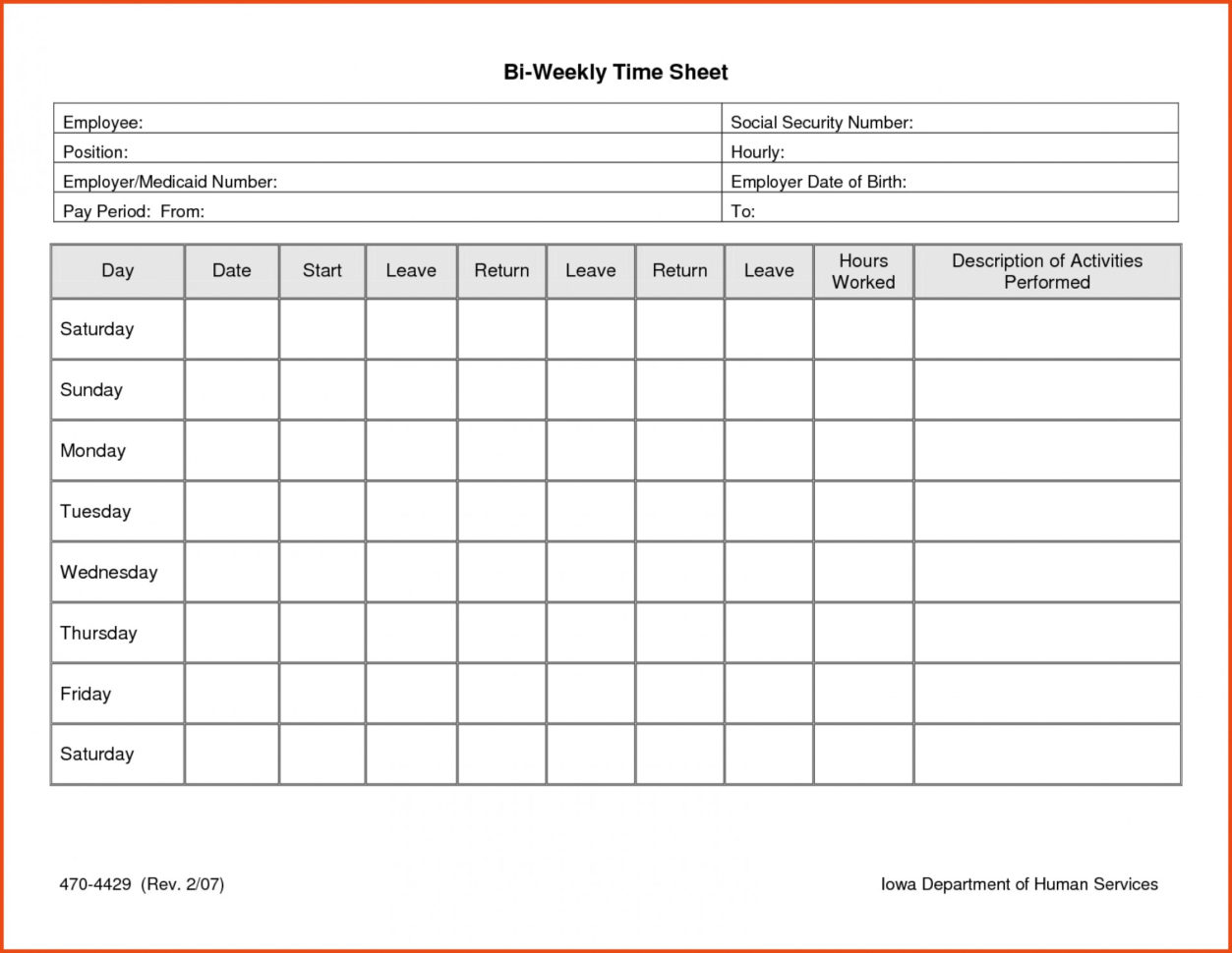Timesheet Spreadsheet Free In 013 Time Sheet Templates Free Daily Timesheet Template Printable