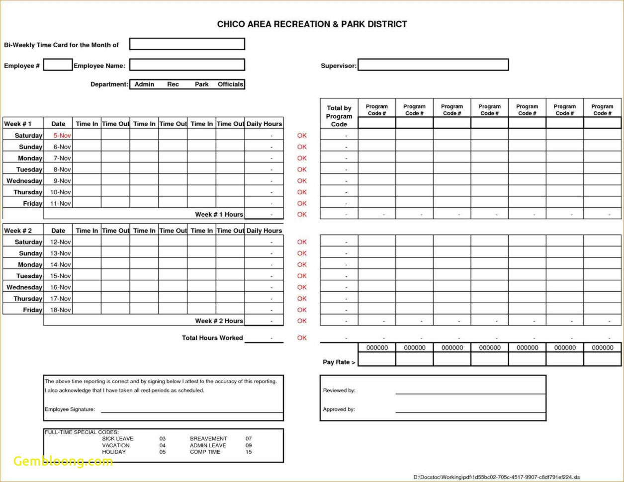 Timesheet Spreadsheet Template Free In Weekly Timesheet Spreadsheet Template For Multiple Employees Daily