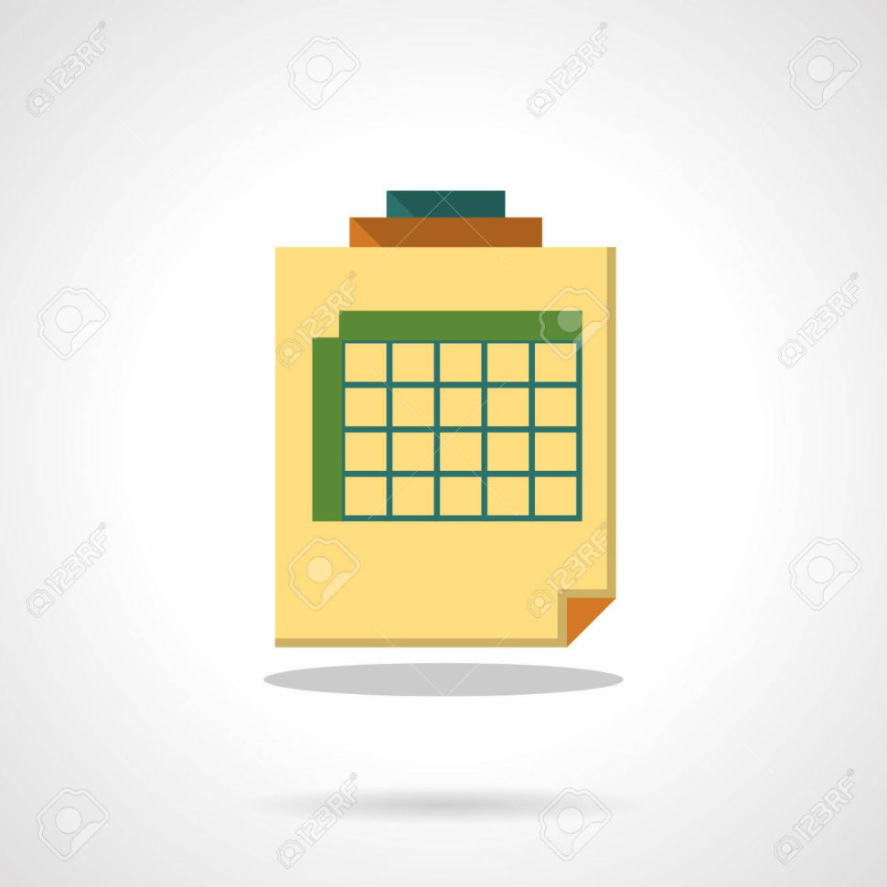 Timetable Spreadsheet Throughout Timetable With Clip. Yellow Sheet With Green Spreadsheet. Business