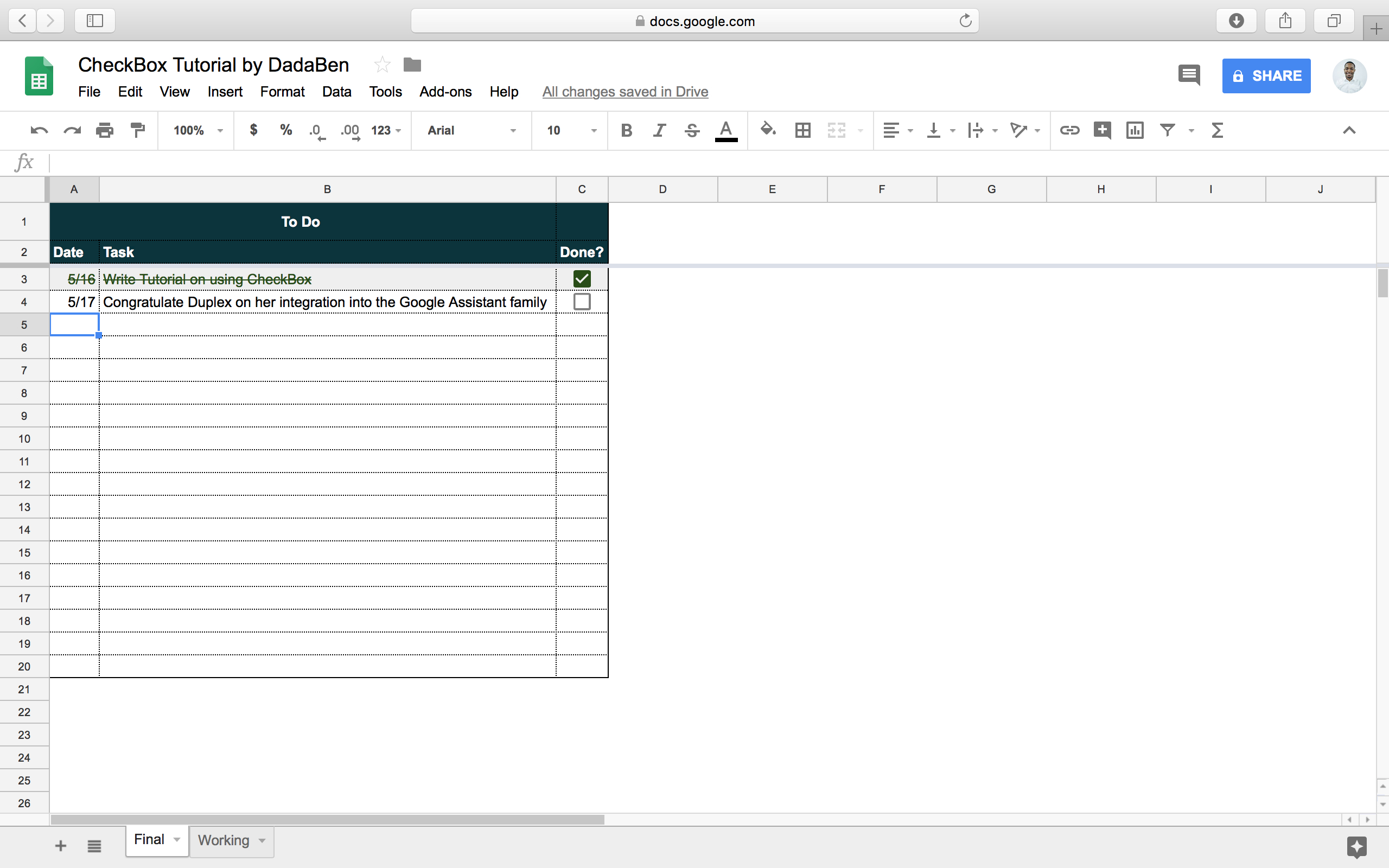 To Do List Spreadsheet For Tutorial: How To Build Your Own Beautiful Todo List Sheet