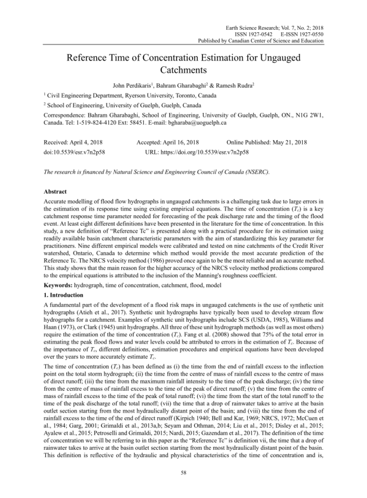 Tr 55 Time Of Concentration Spreadsheet Within Tr 55 Time Of Concentration Spreadsheet  Pywrapper