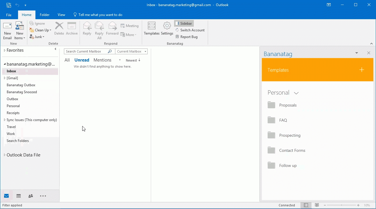 Track Outlook Com Emails In An Excel Spreadsheet For Free Outlook Email Tracking  Bananatag