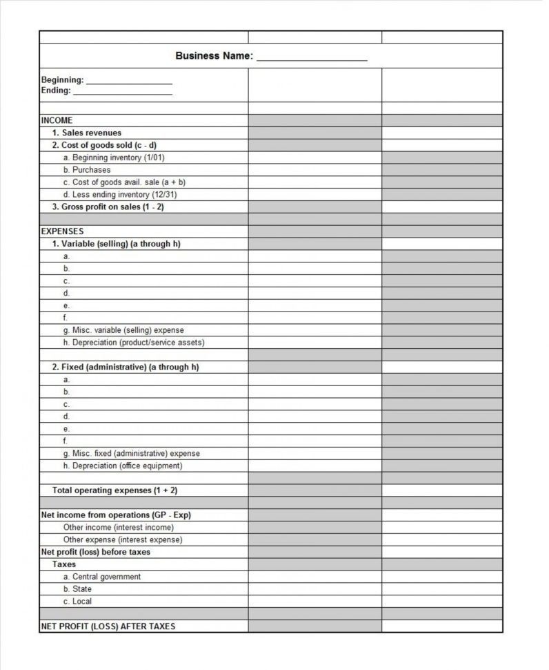 Trucking Profit And Loss Spreadsheet Throughout 006 Profit And Loss 